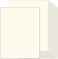 100 Sheets Cream Cardstock 8.5 x 11 Ivory Paper, Goefun Off White Card Stock Printer Paper for Cards Making, Office Printing, Certificate