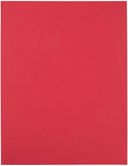 JAM PAPER Full Sheet Shipping Labels - Printable Sticker Paper - 8 1/2 x 11 - Red - 10 Full Pages/Pack