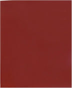 JAM PAPER Laminated Two Pocket Glossy School Folders - Letter Size - High Gloss Maroon Red - Bulk 100/Box