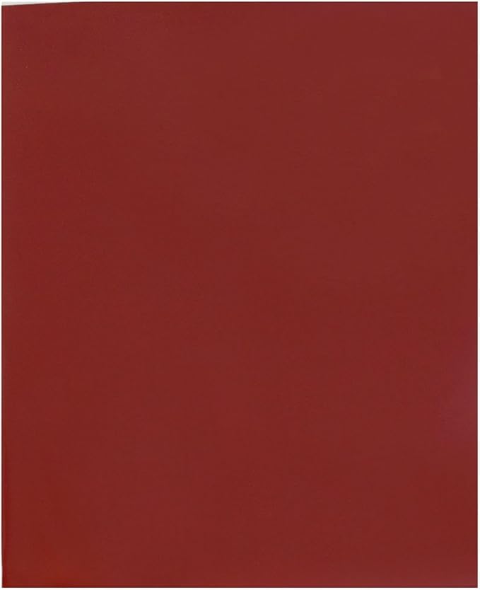 JAM PAPER Laminated Two Pocket Glossy School Folders - Letter Size - High Gloss Maroon Red - Bulk 100/Box