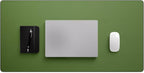 Jotsome Leather Desk Pad Mat, Non-Slip Desk Blotter Pad - Desk Protector for Office, Home, Laptop, and Desktop, Gift for The Holidays (Forest Green, 34" x 17")