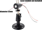 Laser Positioning Bracket Laser Module Fixing Bracket Laser Module Mount Bracket with Cooling Function 360-degree Adjustable Positioning Bracket 12mm (10pack)