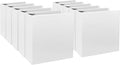 CIXILDTS 3-Inch 3 Ring Binder, Standard 3" Round Ring Binder Fit Letter Size Paper, Presentation View Binders, White, 10-Pack