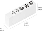 Amazon Basics Block White Eraser, 10 Count (Pack of 1)