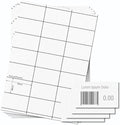 OfficeGear Shelf Edge Barcode Price Ticket Labels 21-up [25 Sheets - 525 Pack] 38x70mm Custom Printable A4 120gsm Card Micro-Perforated Non-Adhesive Merchandise Tag Includes Design Template