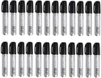 King Size Permanent Markers, 24 Count Black Markers Permanent Chisel Tip Thick Markers.