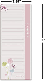 Current Dragonfly Personalized Lined Shopping List Pads - Set of 3