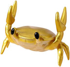 LOGUTIA Golden Yellow Crab Pen Holder Cute Yellow Crab Storage Creative Pen Holder Heavy-Lifting Golden Crab Stationery Gifts Desk Supplies Office Table Storage(golden)