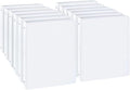 CIXILDTS 1-inch Round Ring Binder, Standard 3 Ring Binder Fit Letter Size Paper, Presentation View Binders, White,12-Pack