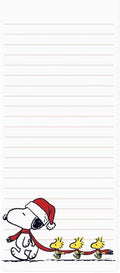 Graphique Snoopy Scarf Train Magnetic Notepad | 100 Tear-Away Sheets | Grocery, Shopping, To-Do List | Writing Pad for Fridge, Kitchen, Office | Lined Paper | Great Gift | 4” x 9.25”