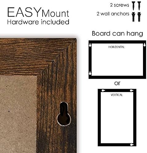 Loddie Doddie Magnetic White Board - 24 in x 36 in, Engineered Wood Frame - Easy Clean Magnetic Dry Erase Board for Wall - Built-in Marker Tray