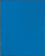JAM PAPER Laminated Two Pocket Glossy School Folders - Letter Size - High Gloss Blue - Bulk 100/Box