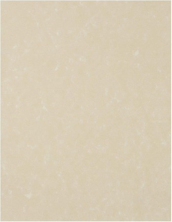 LUXPaper 8.5" x 11" Paper | Letter Size | Cream Parchment | 60lb. Text | 50 Qty