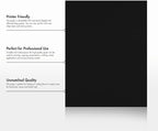 LUXPaper 8.5" x 11" Paper | Letter Size | Midnight Black | 28lb. (80lb. Text) | 1,000 Qty