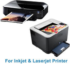 Uinkit 120 Sheets Presentation Paper Matte 8.5x11 Inkjet 48lb 180gsm Single Side Printable Photo for All Dye Ink Inkjet Printers