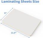 Thermal Laminating Pouches, FungLam Clear Laminating Sheets, 3 Mil Thickness Thermal Laminating Sheets, 9×11.5 Inch Laminator Sheets for Laminators, Clear Plastic Letter Size Sheets, 50 Pack.