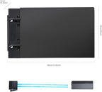 Lihaobm Desktop Document Book Holder, Document Paper Holder for Typing with 7 Adjustable Positions and Highlight Text Bar for A4 Paper Music Book, Black