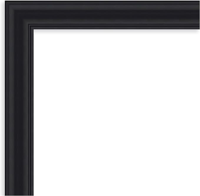 Amanti Art Black Framed Magnetic Board 28x40 Large Vision Board for use with Magnets, 100% Metal Sheet to Display Items as Office Decor or for Home Organization in mudroom, Kitchen or Kids Room