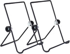 MOACC Tablet Stand, Portable Foldable Tablets Multi-Angle Non-Slip Adjustable Metal Holder Cradle Fit for 9-12.9 inch Tablet PC, Pad (2 Pack)