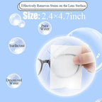 Pre-Moistened Lens Cleaning Wipes, Cleaning Wipes for Glasses, Computer & Laptops Screens, Smart Phones, Optical Lens, Goggles, and Watch Screen l Quick-Dry and Scratch-Free (Multicolor)