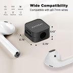 Magnetic Cable Clips Cord Organizer Holder,10-Pack Cable Management Cord Clips,Adhesive Phone Cable Wire Charger Cord Holder For Nightstand Desk Charging Cords Wall Car Desktop Office (10, Black)
