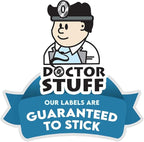 Doctor Stuff - File Folder Labels, Terminal Digit Filing, Consecutive Double Digit Numbers 40-49, Compatible with SMEAD DDS - SMDM Series Chart Stickers, Orange, 1" x 1-1/2", 500/Roll