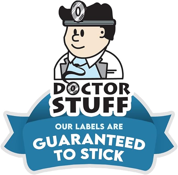2025 Year Labels, Doctor Stuff 2025 Chart Stickers, Gold Color Coded, Col'R'Tab/Tabbies Style, USA Made Year Stickers for End Tab File Folders, 500/Roll, 1 Roll, 3/4" x 1-1/2"