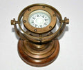 Nautical Brass Gimbal Compass Vintage Style Ship's Binnacle gimballed Compass, Brown