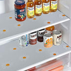 Daisy Shelf Liner for Kitchen Cabinets – Non-Adhesive, Non-Slip Drawer & Refrigerator Liner – Waterproof, Washable Cabinet Mat Floral Pattern, Easy to Cut & Install – Fits Pantry, Bathroom, Office