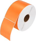 PATIKIL 1000Pcs Colored Coding Labels Stickers, 5x3 Inch Rectangle Inventory Stickers Self Adhesive Tags for Office Business Inventory Management Product Labeling Home Decor, Orange