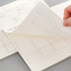 60 Page Schedule Planning Notepad, 245175 mm Tear-Off Sheets Weekly Planner for Organising Goals, Tasks, Notes