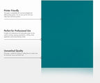 LUXPaper 8.5" x 11" Paper | Letter Size | Teal | 80lb. Text | 250 Qty