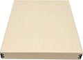 Lineco Museum Archival Storage Box, 11.75x15.25x1.5 in. Drop Front Design. Acid-Free with Metal Edge. Organize Photos, Pictures, Prints, Documents, Crafts, DIY. Tan, 1 Pack