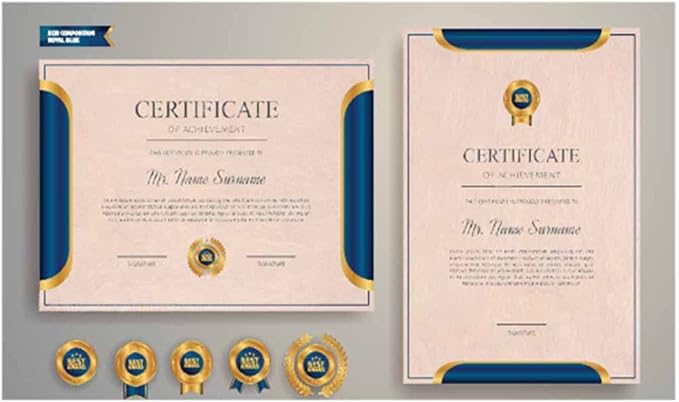 50 DUGUTUL Sheets Vintage Fancy Stationery Paper 8.5 X 11 Inch, Double Sided, 100 gsm, Antique Design Printer Paper for Vintage invites and Letters, Resumes, Awards, Diplomas (B)