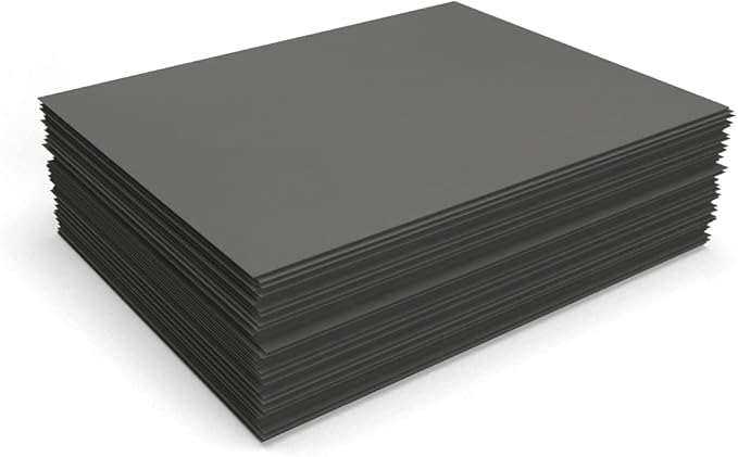 LUXPaper 8.5" x 11" Paper | Letter Size | Smoke Gray | 80lb. Text | 1,000 Qty