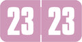 2023 Year Stickers, Doctor Stuff 2023 Chart Stickers, Ringbook Sheets, Safeguard Compatible Series, Lilac Colored, USA Made Year Labels for End Tab File Folders, 270/Package, 3/4" x 1-1/2"