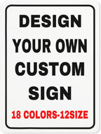 Custom Metal Personalized Signs With Photo Text Logo - Wall Decorative House Signs For Business & Home