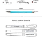 Yucold Customized ballpoint pens in bulk, personalized ballpoint pens with free engraving, for use in companies, enterprises, graduation anniversaries (Purple,390)