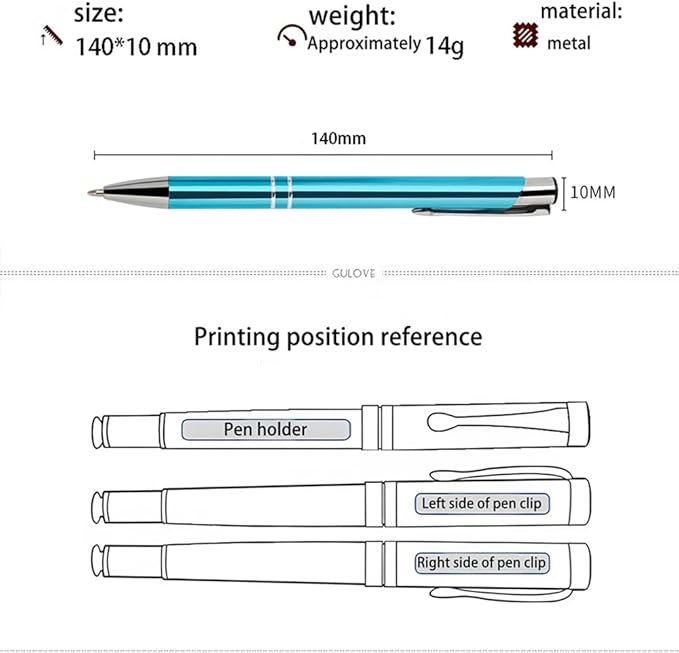 Yucold Customized ballpoint pens in bulk, personalized ballpoint pens with free engraving, for use in companies, enterprises, graduation anniversaries (Rose pink,130)