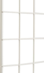 Amazon Basics 6 Cube Wire Grid Stackable Storage Shelves, 12.6 x 26 x 38 inches, White