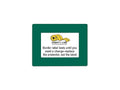 Mighty Line Shield Clear Label Protector Cover Sleeves for Protecting Barcodes, Numbers and Stickers, Heavy-Duty, Peel and Stick, Adhesive, 9.5" x 12.5" (5.5"x8.5" Window), Pack of 20, Green