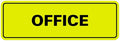 Signs ByLITA Standard Office Sign - Professional Business Signage - Easy to Install (Yellow/Black) - Small 1 Pack
