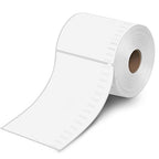 L LIKED 880 PCS 4"x 6" Direct Thermal Labels White Perforated Shipping Label, 220 Labels/Roll,Strong Adhesive, Compatible with DYMO 4XL 1744907,Zebra, Rollo, Jadens, Nelko,4 Rolls