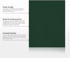 LUXPaper 8.5" x 11" Cardstock | Letter Size | Green Linen | 100lb. Cover (183lb. Text) | 1,000 Qty