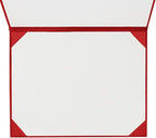 GraduationMall 8.5"x11" Smooth Padded Diploma Cover Certificate Holder Red,1-Pack