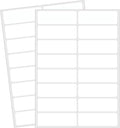 Blank Removable Labels, 1x3 Inch White Freezer Labels for Food Containers, Freezer Label to Write on/Waterproof - 240Pcs