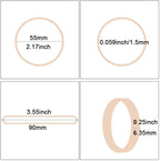 AMUU Rubber Bands Size #64 about 0.5 lb 110pcs Tactical Rubber Bands for Office Supplies School Home Elastic Bands