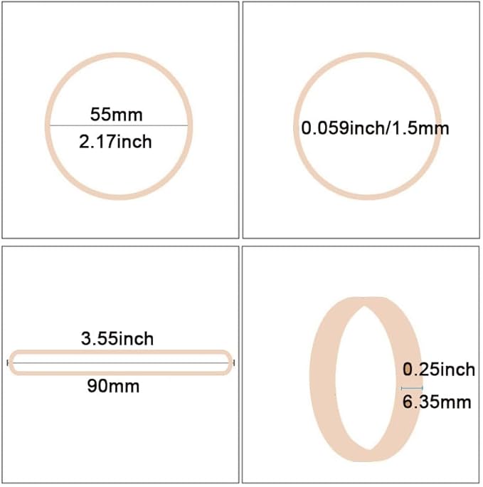 AMUU Rubber Bands Size #64 about 0.5 lb 110pcs Tactical Rubber Bands for Office Supplies School Home Elastic Bands