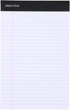 Mintra Office Legal Pads, ((Basic 6pk - (Pastel Set #2), 5in x 8in, Narrow Ruled))