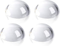 SWTHONY 4pcs 2.4inch Crystal Dome Magnifying Paperweight, Reading Magnifier Glass Paper Weights for Outdoor Events, Office Desk